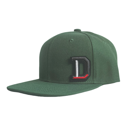 Bottle Green Junior Snapback - Plain and Personalised