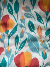 Load image into Gallery viewer, Extra large Floral bamboo cotton muslin swaddles