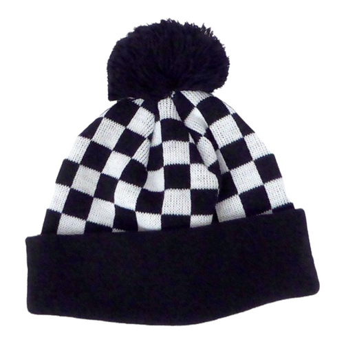 Checkerboard Bobble hat