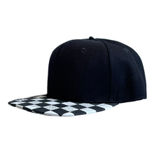 Load image into Gallery viewer, Checkered Junior Snapback - Plain and Personalised