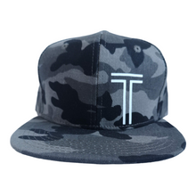 Load image into Gallery viewer, Charcoal Camo/Black Infant Snapback - Plain and Personalised