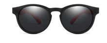 Load image into Gallery viewer, kids sunglasses black red front