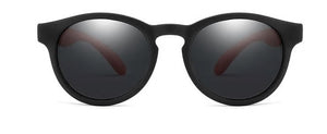 kids sunglasses black red front