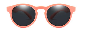 Kids Retro Sunglasses - Pinky Orange