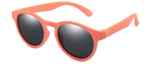 Kids Retro Sunglasses - Pinky Orange