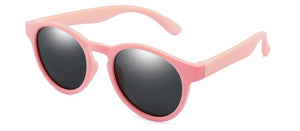 Kids Retro Sunglasses - Pink