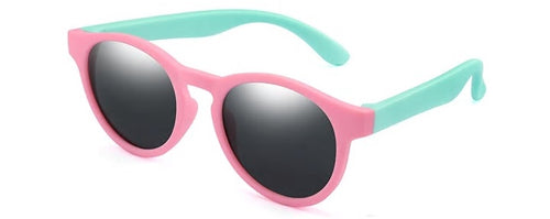kids sunglasses pink mint side