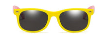 Load image into Gallery viewer, kids sunglasses yellow pink front