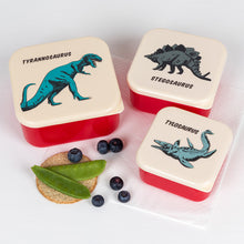 Load image into Gallery viewer, Dinosaur Snack Boxes (Set of 3)